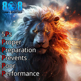 Master results with the 5Ps Sticker, a powerful reminder that preparation determines performance. This Proper preparation performance sticker reinforces the Preparation prevents failure mindset sticker every time you see it. Designed for achievers, it builds a Success planning discipline sticker mentality and serves as a High performance preparation reminder sticker for daily execution. Prepare once. Win daily. Add to cart