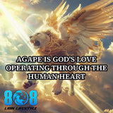The Agape Sticker is a bold expression of divine love in action. This powerful Agape love Christian sticker reflects grace through every detail. Designed as a meaningful God’s unconditional love sticker, it serves as a timeless Biblical love quote sticker and daily Christ centered lifestyle sticker reminder. Share faith, inspire hearts, live love — Add to cart.