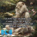 Wear timeless truth with our Wisdom Of Old T-Shirt. More than just apparel, this is a wisdom quote t-shirt for sale that empowers you to carry life’s greatest lessons wherever you go. Designed for thinkers, leaders, and everyday visionaries, it’s the ultimate wisdom lesson shirt for sale that sparks inspiration in every room. If you’ve been searching for a powerful t-shirt for sale that combines style with meaning, our wisdom design t-shirt for sale delivers both—making it the perfect choice