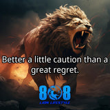 Step into wisdom and confidence with our Better Caution T-Shirt, designed to remind you that patience and foresight fuel true progress. This premium Better Caution clothing for sale combines comfort with meaning, making it more than apparel—it’s a mindset. Featuring a bold Better Caution t-shirt quote for sale, it inspires focus and resilience daily. Wear the power of ancient wisdom t-shirt for sale and stay motivated with a timeless business success quote for sale. Shop now and walk wisely toward success.