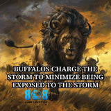 Stand fearless with the Buffalo's Storm Charge T-Shirt, a powerful symbol of meeting challenges head-on. Wear it as a Face The Storm Motivational Shirt to inspire courage or style it as a Courage To Conquer Quote Tee for daily strength. This Strength Through Struggles Empowerment T-Shirt, designed as an Inspirational Resilience Graphic Shirt, fuels perseverance. Face life’s storms with bravery—Add to Cart today!