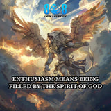 Celebrate divine energy with our Enthusiasm T-Shirt, designed to inspire joy and faith. This Christian Enthusiasm Spirit of God Shirt reminds you to live with passion, while the Faith and Enthusiasm Motivational Tee fuels your spirit. Wear the Inspirational Enthusiasm Filled by God T-Shirt, also a thoughtful Gift Spiritual Enthusiasm Quote Shirt for Men & Women. Add to cart today!