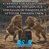Transform challenges into strength with the Principle Of Struggle Canvas, a bold reminder that attitude shapes every outcome. Display the Overcoming Struggles Motivational Canvas and the Attitude Towards Struggle Inspirational Canvas Art to fuel perseverance daily. Let the Strength Through Struggles Quote Canvas Print and Resilience and Struggle Wall Art empower your journey. Rise above—Add to cart today and own your strength!