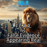 The F.E.A.R Sticker boldly reminds you that fear is often imagined, not real. This powerful False evidence appearing real sticker shifts perspective instantly. Designed as an empowering Overcome fear motivational sticker, it doubles as a Fearless mindset quote sticker and daily Anxiety empowerment reminder sticker. Break mental barriers and reclaim your confidence today — Add to cart now.
