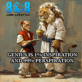 Unlock success with the Formula Of Genius Canvas, a tribute to determination and vision. This bold Formula Of Genius Motivational Canvas Wall Art inspires daily discipline. Each Inspirational Formula Of Genius Canvas Quote Print celebrates persistence, while Hard Work and Inspiration Canvas Decor fuels achievement. Featuring the classic Genius is 1% Inspiration 99% Perspiration Canvas Art design. Add to cart today!
