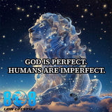 God & Humans motivational Canvas

