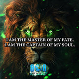 Empower your spirit with the Master & Captain Canvas, inspired by timeless words of resilience and freedom. This Master of My Fate Motivational Quote Canvas Wall Art fuels determination, while the Captain of My Soul Inspirational Canvas Print uplifts courage. Showcase strength with Invictus Poem Motivational Canvas Decor and embrace control through Self-Mastery and Destiny Inspirational Canvas Wall Art. Claim your power—Add to cart today!