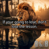 Rise stronger with the Don’t Lose The Lesson T-Shirt, built for champions of growth. This growth mindset motivational shirt fuels progress, while the failure is feedback tee reminds you every setback holds wisdom. Wear it proudly as your life lesson quote shirt or everyday resilience mindset tee to inspire yourself and others. Turn losses into lessons—Add to Cart now!