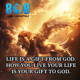 Honor your purpose with the Gift From God T-Shirt, a reminder that life itself is divine. Celebrate blessings in the Life Is a Gift Inspirational Shirt, walk in thankfulness with the Faith and Gratitude Motivational Tee, and embrace devotion through the Christian Living Purpose Quote T-Shirt. Strengthen your journey in the Spiritual Growth Inspirational Graphic Tee. Live with intention—Add to Cart today!