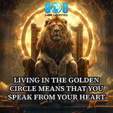 Live authentically with the Golden Circle T-Shirt, a reminder that true power comes from the heart. Share your truth in the Speak From the Heart Inspirational Shirt, embrace authenticity with the Authentic Living Motivational Tee, and ignite drive with the Purpose and Passion Quote T-Shirt. Shine brightly in the Heart-Centered Life Graphic Motivational Tee. Wear your values with pride—Add to Cart today!