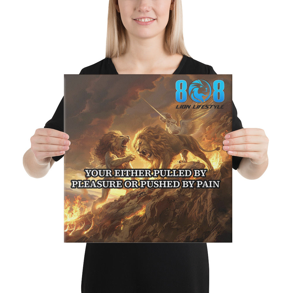 Master your mindset with our Pain and Pleasure Strategy Canvas, a bold reminder that growth comes from challenge. Featuring Pulled by Pleasure Pushed by Pain Wall Art, this collection inspires daily discipline and focus. Each Pain Pleasure Motivational Canvas empowers you to push past limits while embracing reward. Transform your space with Pain and Pleasure Canvas Art or elevate it with a striking Pleasure vs Pain Quote Canvas. Shop now and let your walls ignite determination and success.