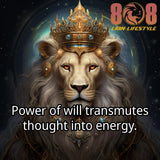 The Transmutation Of Will Car Magnet is a daily trigger for decisive action. This Power of will motivation car magnet reminds you to Turn thought into action vehicle magnet mode, converting intention into results. Designed as a Mental energy mastery car magnet, it reinforces a Willpower creates reality reminder magnet every time you drive—activate your inner power and Add to cart now.