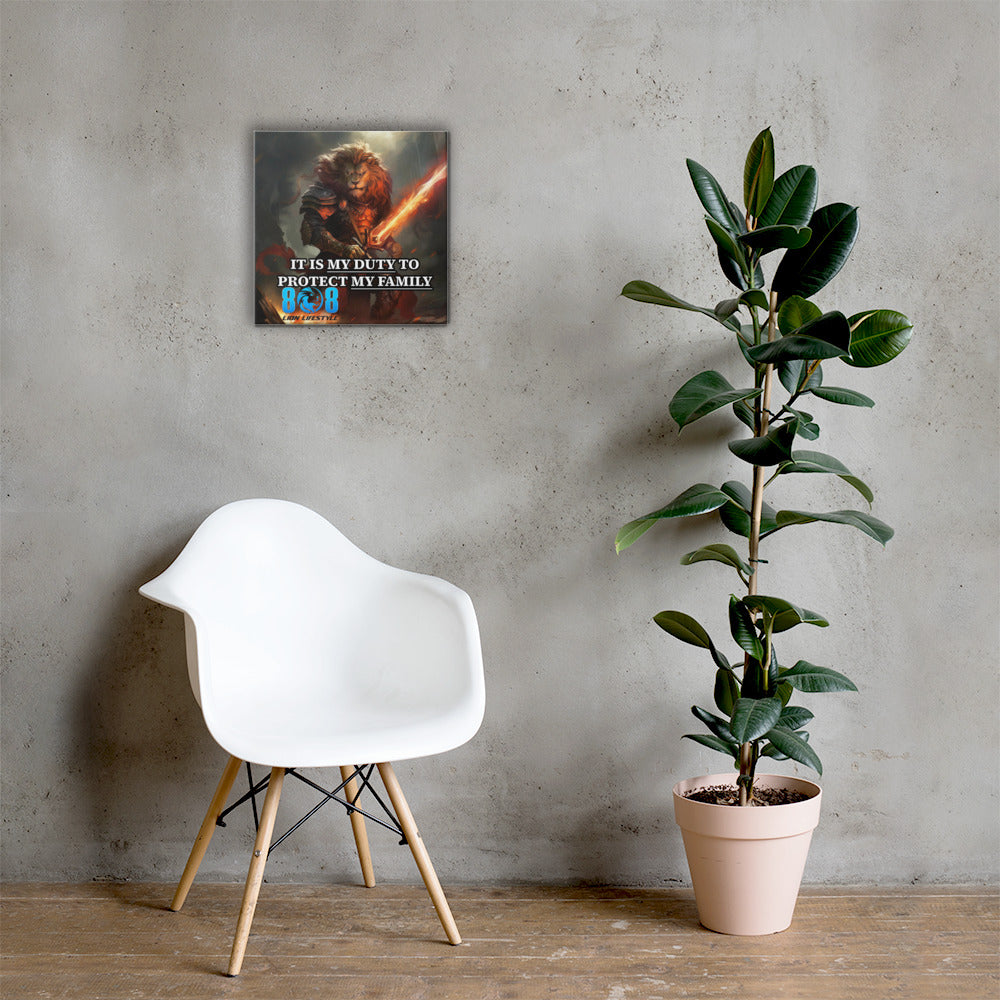 Honor your responsibility with our Protect And Serve Motivational Wall Art, a powerful reminder that duty begins at home. Featuring the bold Duty to Protect My Family Canvas, this collection inspires strength, love, and leadership. The Protect My Family Quote Canvas delivers timeless truth, while our Family Protection Motivational Wall Art reinforces the values that matter most. Perfect as a Protect And Serve Canvas Print, it elevates any room with purpose and pride. Shop now and display your devotion daily