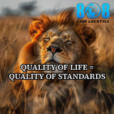 Elevate your daily mindset with the Quality Of Life Canvas, a powerful reminder that high standards shape a better future. Transform your space with a High Standards Motivational Canvas Wall Art, embrace growth through a Better Living Inspirational Canvas Print, and highlight ambition with a Success and Standards Quote Canvas Decor. Celebrate refinement with a Lifestyle and Excellence Motivational Canvas Art. Upgrade your life—add to cart today!