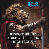 The Responsibility Car Magnet is a daily call to live upright and intentional. This Ability to respond with integrity car magnet reinforces wise choices, while the Take ownership daily reminder magnet strengthens character. Designed as a Moral accountability motivation vehicle magnet, it sharpens a Choose right action mindset car magnet on every drive—lead yourself well, act righteously, and Add to cart now.