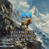 Commit to the climb with the Success Journey Sticker — a daily reminder that greatness is built over time. This Progress over perfection motivational sticker and Enjoy the process inspirational sticker keep your mindset steady. Let this Lifelong growth mindset decal and Success takes time quote sticker reinforce patience and discipline. Trust the process. Keep evolving—Add to cart now.