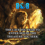 The The Cave Car Magnet is a bold daily reminder that growth lives on the other side of fear. This Face your fears motivational car magnet reinforces that Growth happens beyond fear car magnet moments build strength. Let this Courage creates success vehicle magnet push you forward and Break fear barriers inspirational car magnet energy fuel your drive every day. Add to cart