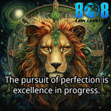 Excellence is built step by step. The Pursuit Of Perfection Sticker reminds you that greatness is refined daily. This Excellence in progress quote sticker reinforces momentum, while the Strive for excellence motivational sticker fuels higher standards. Stay focused with the Progress over perfection mindset decal and the Continuous improvement reminder sticker — add to cart now and commit to excellence in progress today.