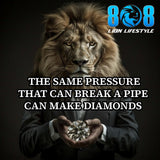 Adversity reveals your true value. The Pressure Makes Diamonds Sticker reminds you that strength is formed under stress. This Diamonds are made under pressure quote sticker reinforces resilience, while the Rise through adversity motivational sticker fuels determination. Transform challenges with the Turn struggle into strength decal and the Pressure builds character mindset sticker — add to cart now and rise stronger today.