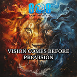 Empower your path with the Provision T-Shirt, a bold reminder that vision always leads the way. Wear inspiration daily with the Vision Before Provision Motivational Shirt, crafted for dreamers and doers. Elevate faith and style in the Faith And Vision Quote Tee or a Purpose Driven Lifestyle T-Shirt. A true Success Through Faith Inspirational Shirt awaits—Add to cart now!