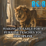 Build unstoppable habits with the Learning Discipline Car Magnet, a daily cue for intentional living. This Wake up early discipline motivational car magnet reinforces focus and follow-through. Designed as an Early rising builds discipline vehicle magnet, it supports a Purpose driven morning routine car magnet mindset. Let this Consistency creates discipline inspirational magnet keep you aligned on every drive. Add to cart