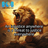 Stand boldly for what’s right with our Threat To Justice T-Shirt, a powerful reminder that injustice anywhere impacts us all. Wear your values with the Justice Everywhere Shirt, crafted to spark meaningful conversations. Inspire change with the Injustice Anywhere Tee, a design rooted in courage and truth. Share your voice through the Motivational Justice Quote T-Shirt, perfect for leaders and activists. Unite for fairness and equality in style with our Equality And Justice Shirt. 