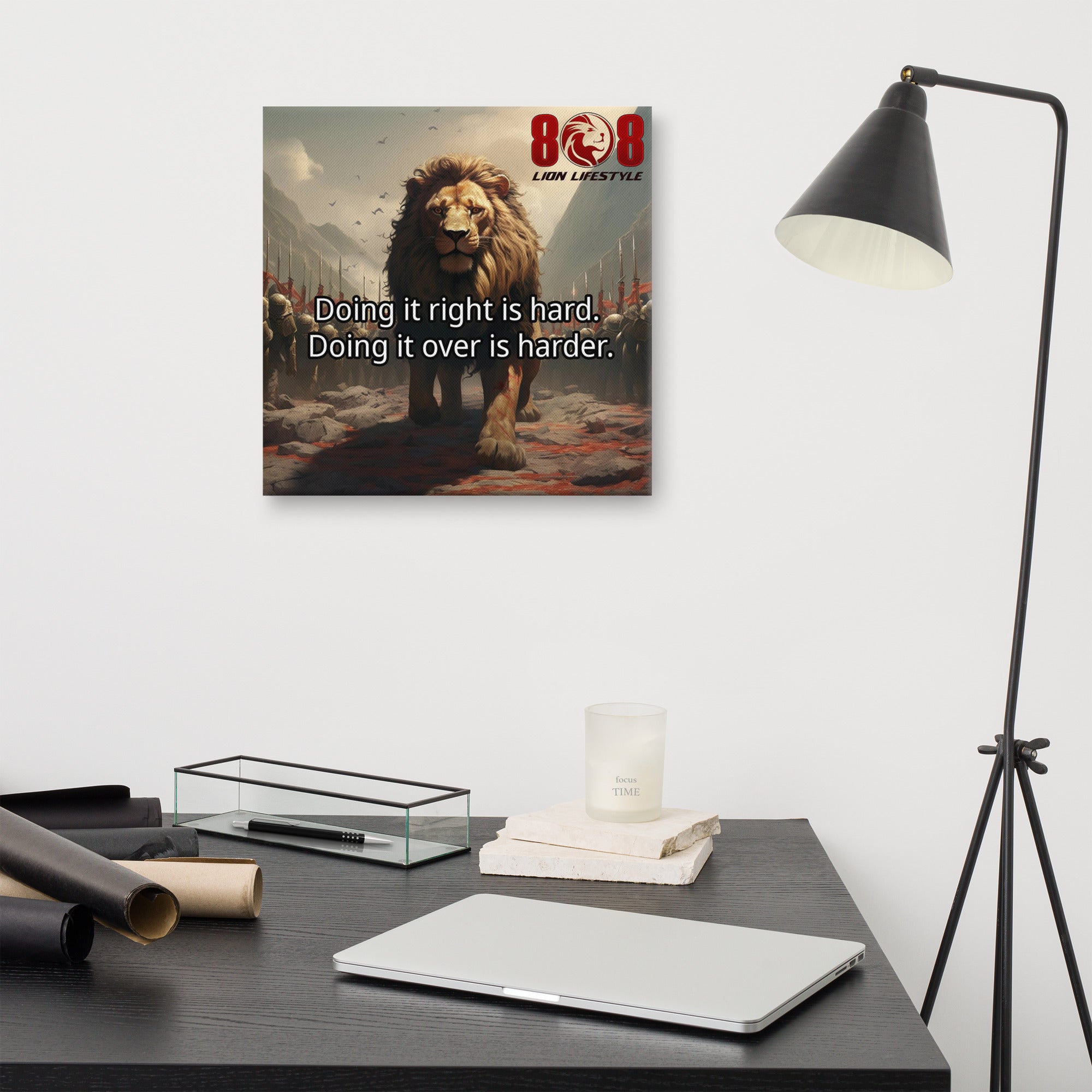 Flawless Action Art Canvas
