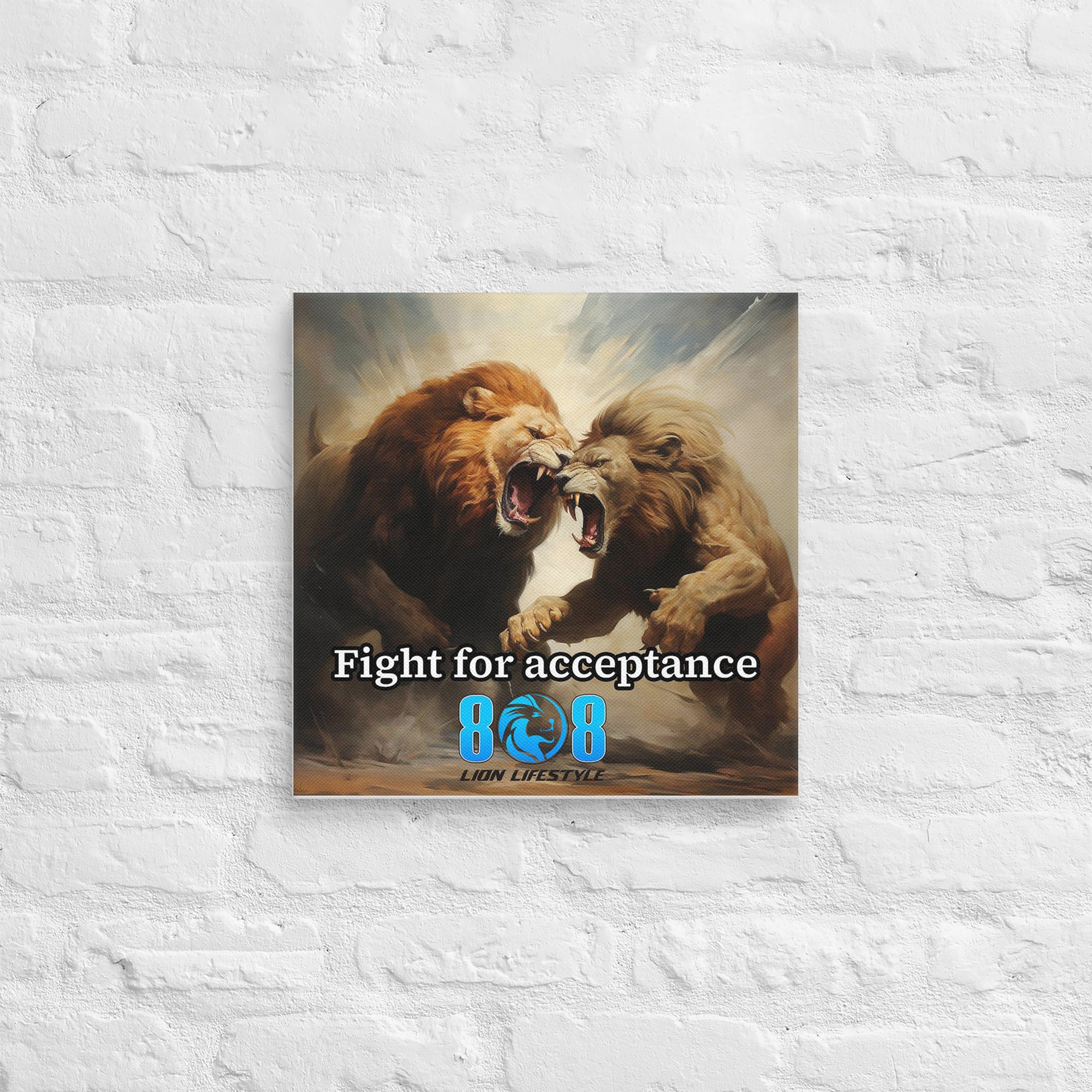 Stand strong with the Fight For Acceptance Canvas, a bold statement of equality and inner strength. This inspiring Fight For Acceptance Motivational Canvas Wall Art uplifts every space. Featuring an Inspirational Fight For Acceptance Canvas Quote Print, it encourages resilience and compassion. Transform walls with Overcoming Judgment and Acceptance Canvas Decor and embrace Self-Love and Acceptance Motivational Canvas Art. Add to cart today!
