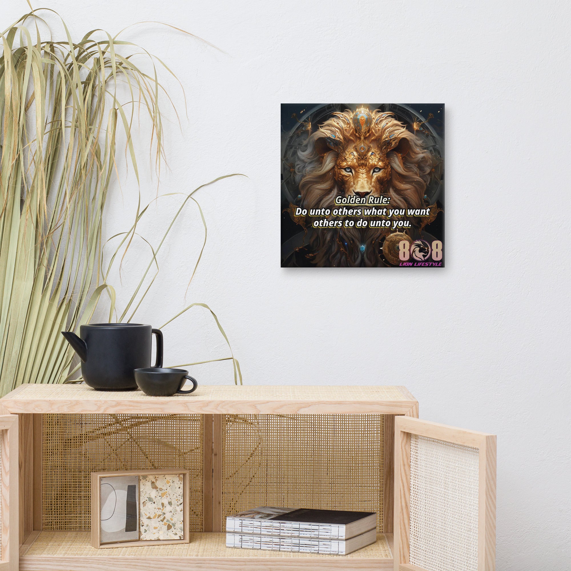 Golden Rule Art Motivational Canvas