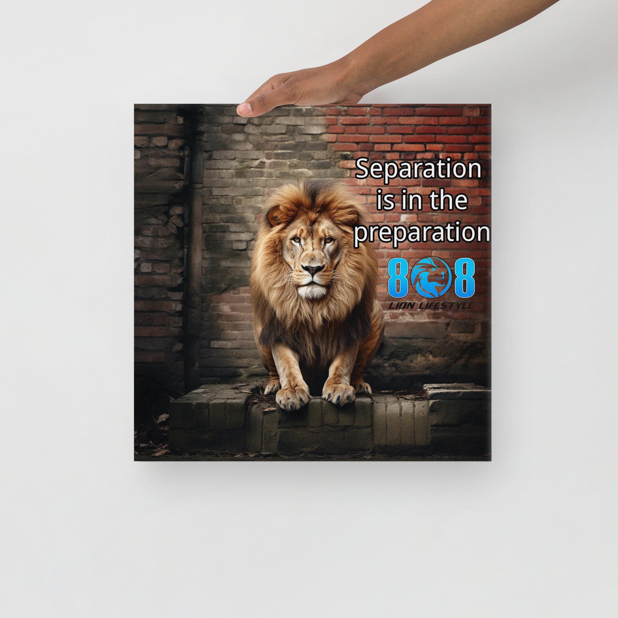 Elevate your space with the Lion Preparation Canvas, a bold reminder that separation is in the preparation. This Preparation and Success Motivational Canvas Wall Art fuels determination, while the Discipline and Focus Inspirational Canvas Print sharpens your mindset. Showcase wisdom with the Success Comes From Preparation Quote Canvas Art and ignite growth through the Mindset and Growth Motivational Canvas Wall Decor. Add to cart today!