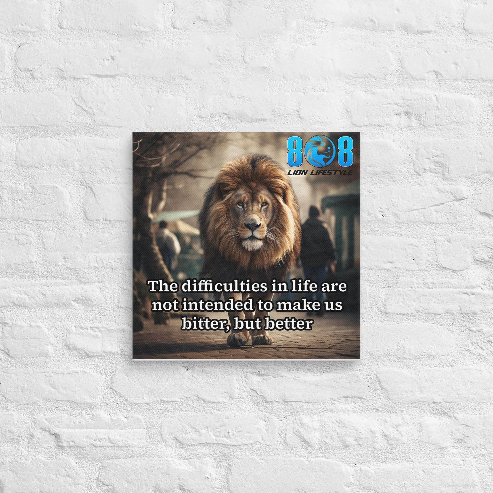 Rise above adversity with the Life Difficulties Canvas, a daily reminder that trials shape strength. Inspire resilience with Challenges Make Us Stronger Motivational Wall Art, choose growth with the Better Not Bitter Inspirational Quote Canvas Print, and embrace courage through the Overcoming Life Struggles Canvas Wall Decor and Strength Through Hardship Motivational Quote Canvas. Add to cart today and turn obstacles into stepping stones for success!
