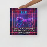 What Is Cowardice Canvas