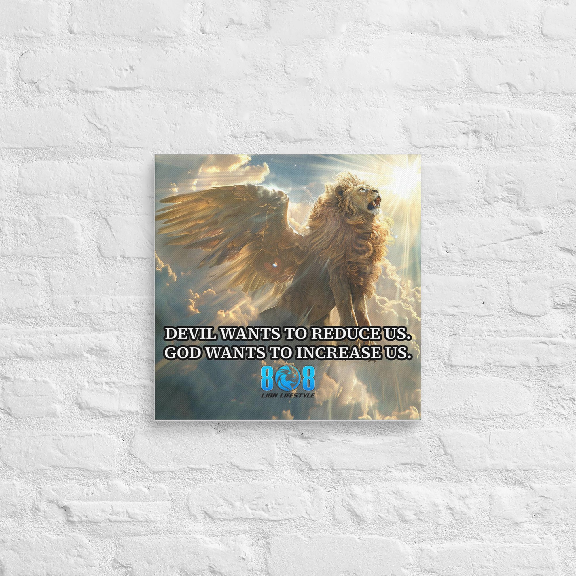 Empower your faith with our Wants Of God Canvas, a bold reminder of God’s promise to uplift. Celebrate blessings with a God Wants to Increase You Canvas Print, or reveal truth through a striking Devil Wants to Reduce Us Canvas Art. Deepen your journey with Spiritual Growth Canvas Wall Art and inspire abundance with God’s Increase Canvas Print. Walk in God’s favor—Add to cart today!