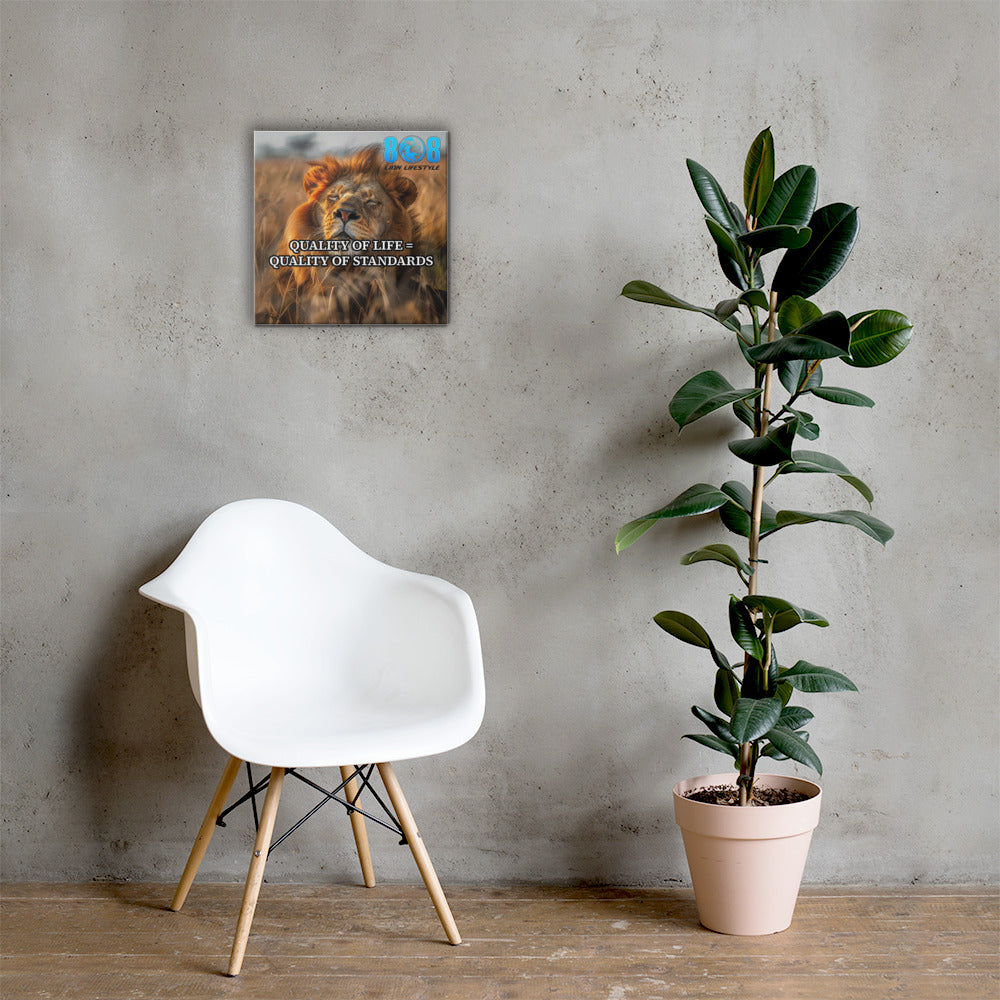 Elevate your daily mindset with the Quality Of Life Canvas, a powerful reminder that high standards shape a better future. Transform your space with a High Standards Motivational Canvas Wall Art, embrace growth through a Better Living Inspirational Canvas Print, and highlight ambition with a Success and Standards Quote Canvas Decor. Celebrate refinement with a Lifestyle and Excellence Motivational Canvas Art. Upgrade your life—add to cart today!