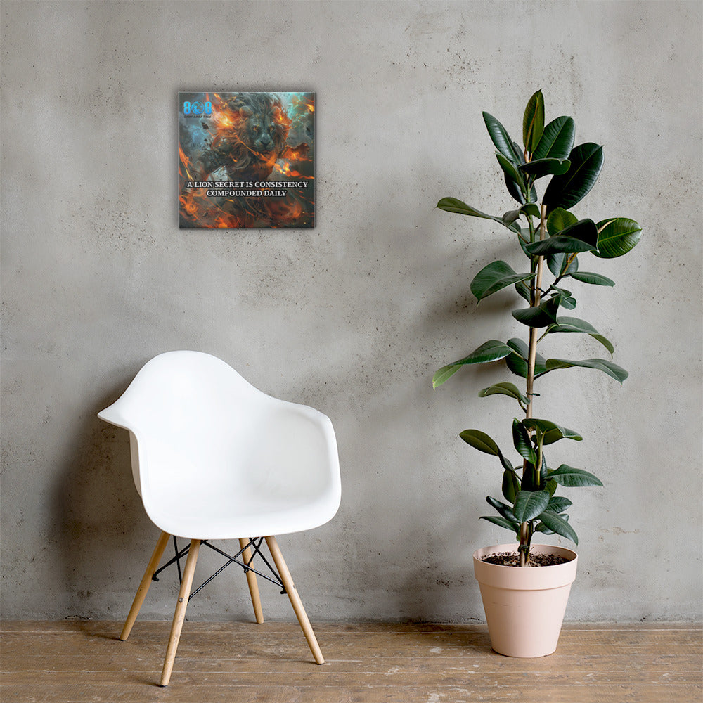 Unlock unstoppable growth with our Consistency Compounded Daily Canvas, a bold statement piece that reminds you success is built one day at a time. This Motivational Consistency Quote Canvas and premium Daily Discipline Canvas Prints inspire perseverance in every space. Featuring the empowering Lion Secret Consistency Canvas, our Consistency Compounded Daily Canvas Decor fuels focus, grit, and daily momentum. Shop now and elevate your journey!
