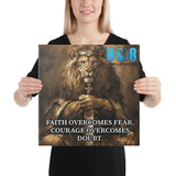 Faith & Courage Canvas