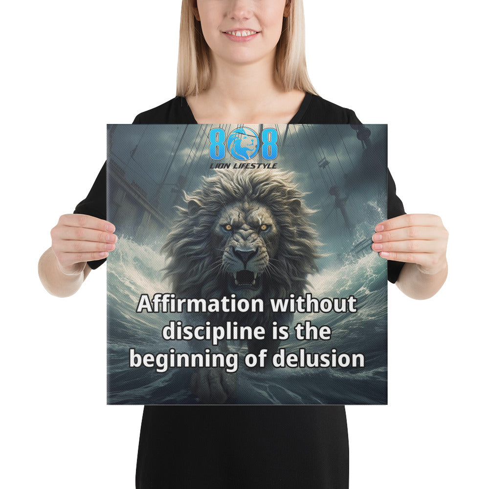 Stay grounded in truth with our Delusion Prevention Canvas, a bold reminder that discipline gives affirmations real power. This Affirmation Discipline Quote Canvas inspires daily focus and strength. Featuring premium Prevent Delusion Motivational Canvas Print, elegant Discipline Over Delusion Canvas Decor, and the impactful Affirm Without Discipline Delusion Canvas, this artwork transforms any space with wisdom and drive. Shop now and embrace disciplined success!