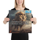 Sharpen your edge with our Winner’s Reflex Canvas, a bold reminder that discipline turns reactions into unstoppable reflexes. Designed for achievers, this Conditioning Reflex Motivational Canvas Print inspires excellence through daily focus and repetition. Elevate your space with Conditioning Reaction to Reflex Wall Art, perfect for athletes, leaders, and dream chasers. Our Automatic Winner Reflex Canvas and Reflex Training Motivational Wall Art fuel determination, helping you push beyond limits. Shop now!