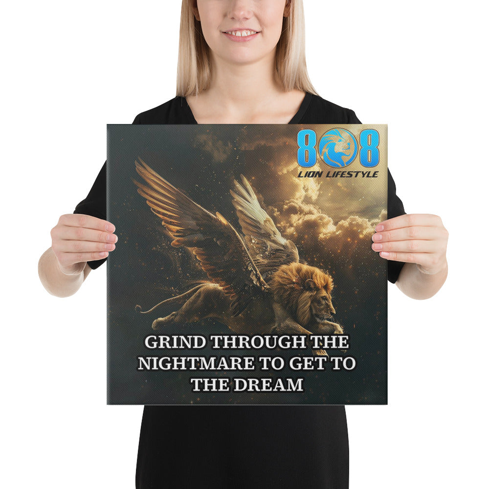Fuel your ambition with the Grind Through Canvas, a powerful reminder that perseverance turns nightmares into dreams. This Motivational Grind Quote Canvas Wall Art keeps you focused through challenges. Showcase perseverance with the From Struggle to Success Inspirational Canvas Print and drive with Hard Work Pays Off Motivational Canvas Decor. Perfect for every achiever, the Dream Chaser Grind Mindset Canvas Wall Art empowers greatness. Add to cart today!