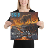 Ignite your drive with the HUSTLE Canvas, a bold reminder that success is built daily. This Hustle Motivation Quote Canvas Wall Art fuels ambition and resilience. Perfect for entrepreneurs, the Entrepreneur Grind Hustle Inspirational Canvas Print embodies perseverance. Showcase determination with Hard Work and Dedication Motivational Canvas Decor and stay inspired through the Daily Hustle Mindset Motivational Canvas Wall Art. Push forward—Add to cart today!