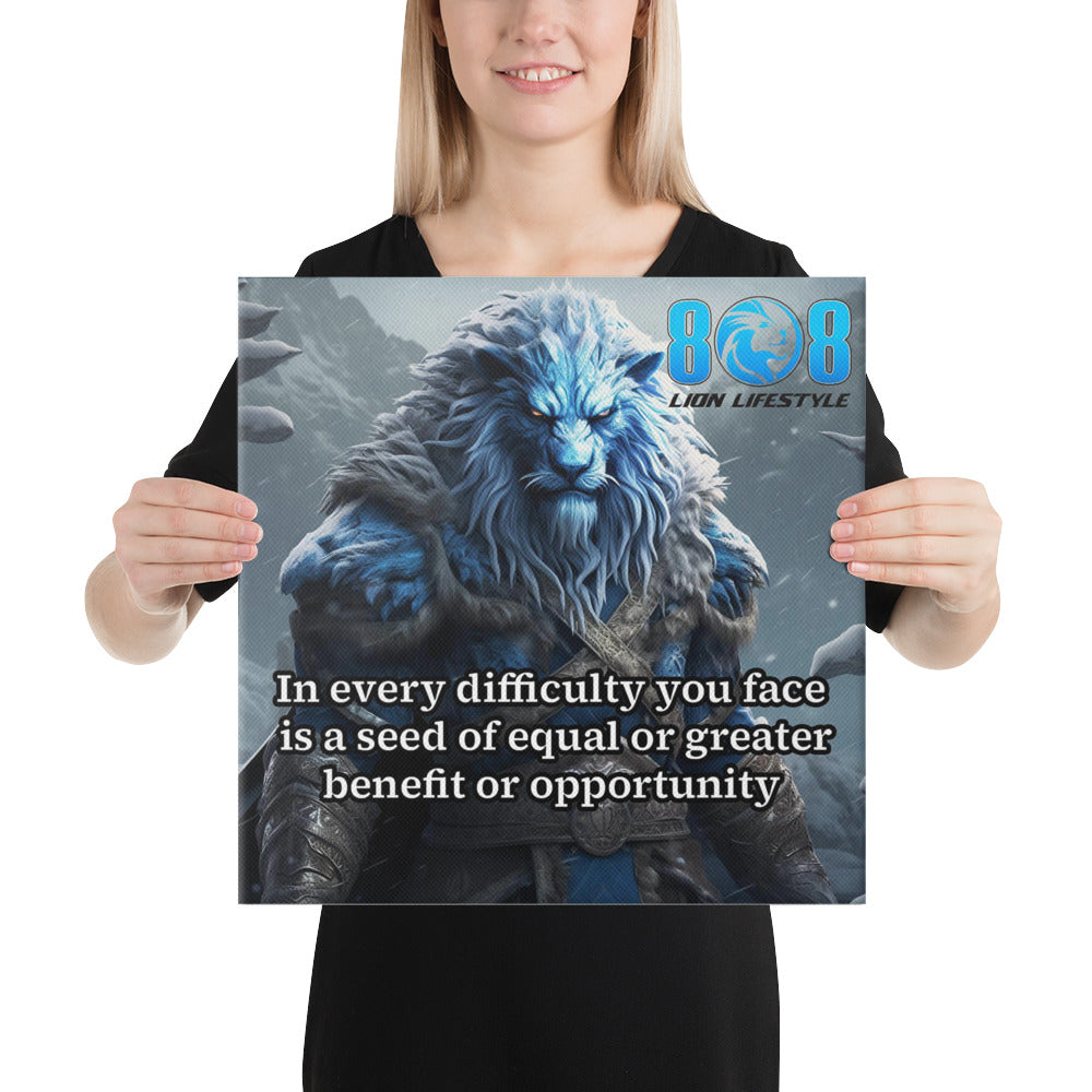 Unlock hidden potential with our Seed Of Opportunity Canvas, a daily reminder that every struggle holds promise. This Opportunity in Adversity Motivational Canvas Wall Art fuels perseverance, while the Growth Through Challenges Inspirational Canvas Print inspires progress. Designed as Benefit in Difficulty Motivational Canvas Art and Resilience and Opportunity Canvas Wall Decor, it transforms obstacles into strength and vision. Add to cart today!
