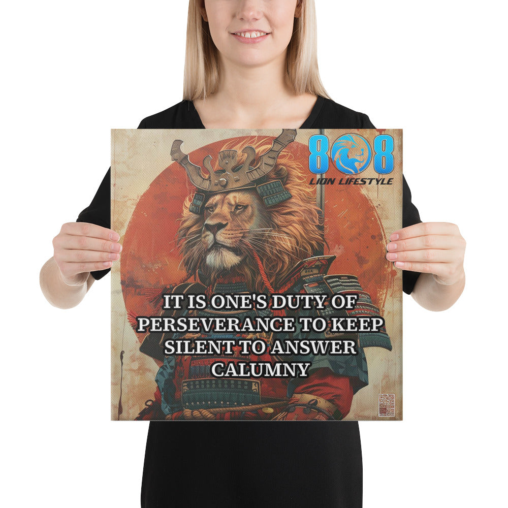 Defend your truth with the Answer To Calumny Canvas, a bold reminder that integrity always outshines lies. This powerful Answer To Calumny wall art for sale brings timeless wisdom into your home or office, inspiring strength in the face of criticism. Each Answer To Calumny painting for sale carries a message of resilience and honor, making it more than décor—it’s a declaration. Featuring a striking anti-defamation quote for sale, this masterpiece doubles as a reputation quote canvas for sale



