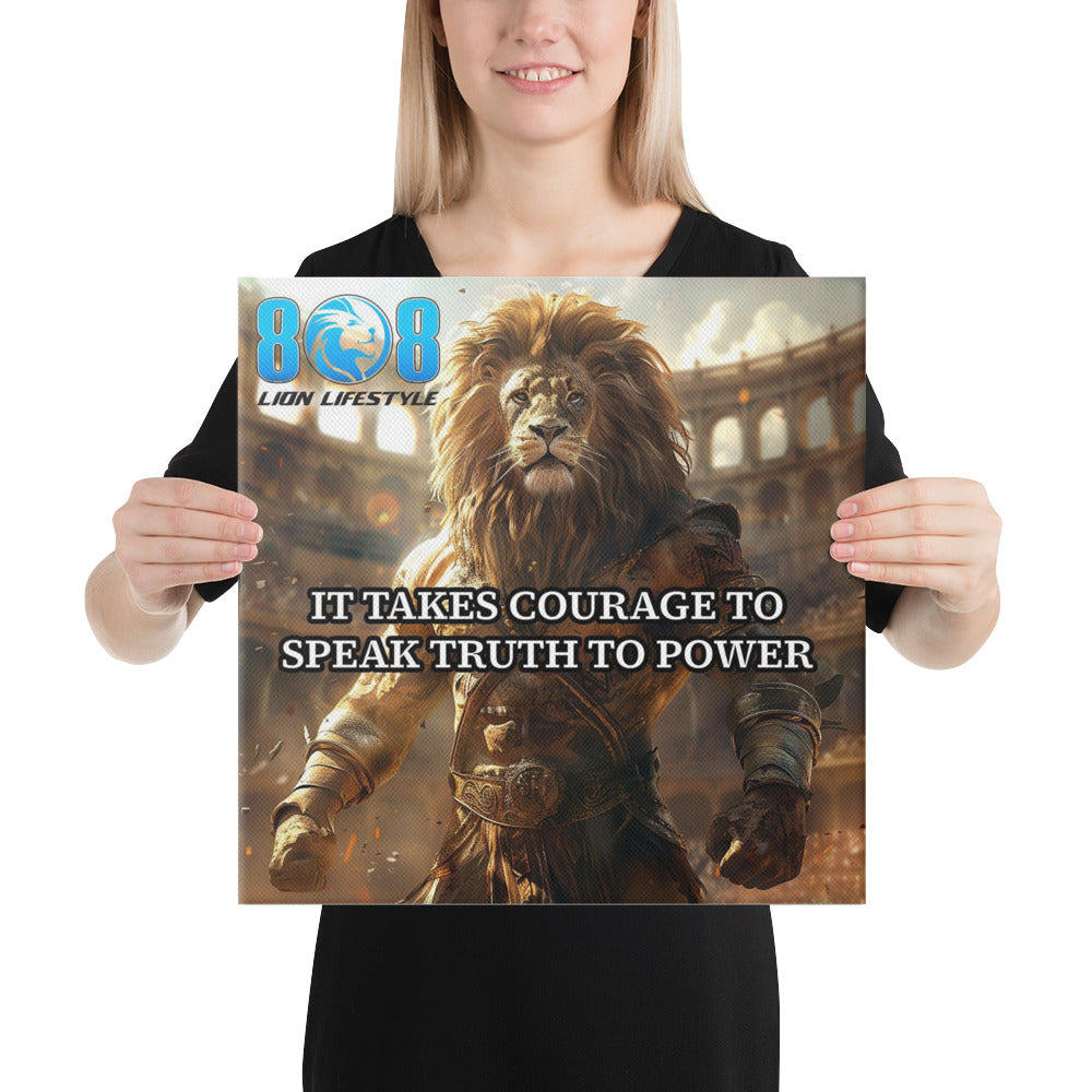 Stand courageous with our Truth To Power Canvas, a bold reminder that courage transforms lives. This Speak Truth With Courage Motivational Canvas Wall Art inspires strength, while the Truth and Justice Inspirational Canvas Print uplifts your spirit. Perfect as Courage and Integrity Motivational Canvas Art and Stand Bold Speak Truth Canvas Wall Decor, it adds power and conviction to any space. Add to cart today!