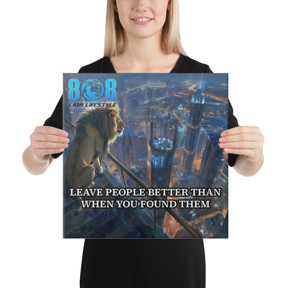 Transform your space with the Leave Better Canvas, a daily reminder to spread kindness wherever you go. This Kindness and Compassion Inspirational Canvas Wall Art radiates warmth, while the Positive Impact Motivational Canvas Print inspires meaningful change. Featuring Make a Difference Quote Canvas Art and Uplift Others Inspirational Canvas Decor, it empowers you to live with purpose. Add to cart today!
