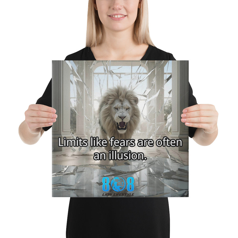 Conquer self-doubt with the Illusion Of Fear Canvas, a bold reminder that limits exist only in the mind. This Overcome Fear Motivational Canvas Wall Art fuels bravery, while the Limits Are Illusions Inspirational Canvas Print inspires limitless growth. Featuring Courage Over Fear Quote Canvas Art and Break Free From Fear Motivational Canvas Decor, it empowers fearless living. Add to cart today!