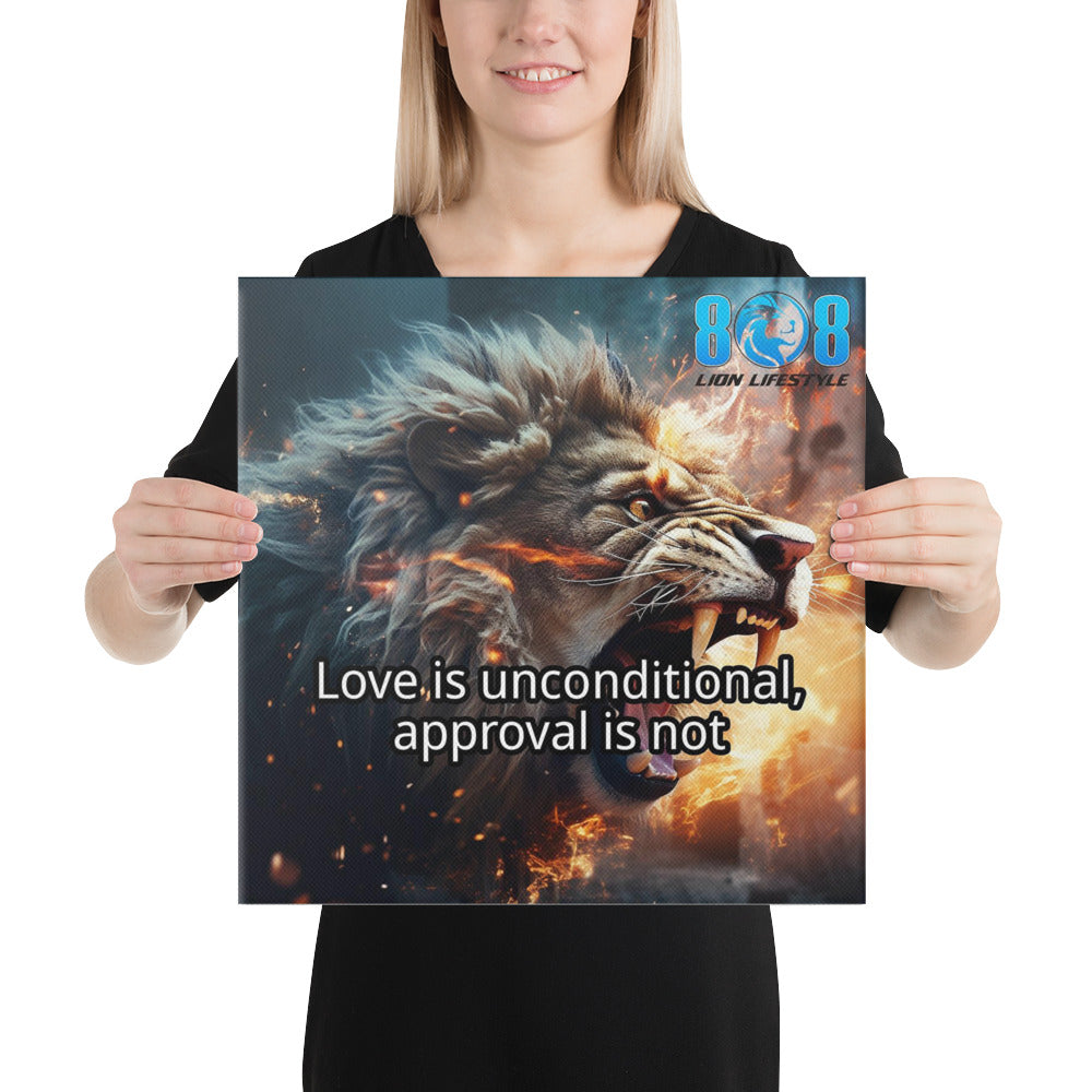 Celebrate timeless truth with the Love Is Unconditional Canvas, a daily reminder that love transcends approval. Surround your space with a Unconditional Love Quote Canvas Wall Art or inspire connection with an Inspirational Love and Life Canvas Print. Uplift hearts through True Love Motivational Canvas Decor and embrace meaning with Love Beyond Approval Canvas Art. Share love daily—Add to cart now!
