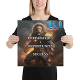Unlock achievement with the Success Formula Canvas, a powerful reminder that preparation and opportunity create results. Inspire ambition with a Preparation and Opportunity Motivational Canvas Wall Art, fuel growth through an Equation for Success Inspirational Canvas Print, and stay driven with a Hard Work Meets Opportunity Success Quote Canvas Decor. Elevate focus daily using a Success Principles Motivational Canvas Art. Secure your success—add to cart today!