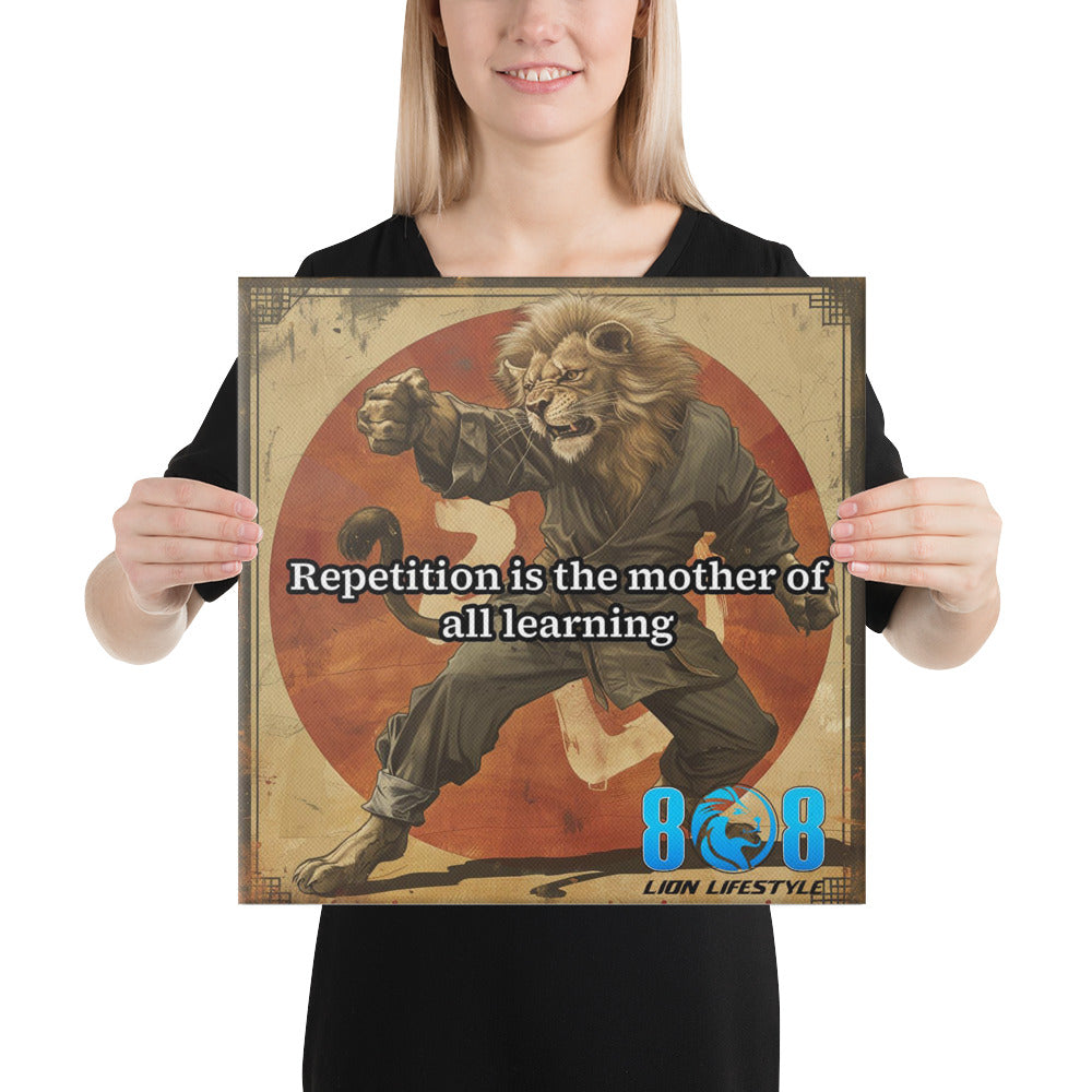Master your growth with the Mother Of Learning Canvas, a bold reminder that repetition builds strength and wisdom. Elevate focus with a Repetition Builds Mastery Motivational Canvas Wall Art, sharpen habits through a Practice and Discipline Inspirational Canvas Print, and highlight progress with a Consistency Creates Success Quote Canvas Decor. Unlock potential daily with a Learning Through Repetition Motivational Canvas Art. Build mastery—add to cart today!