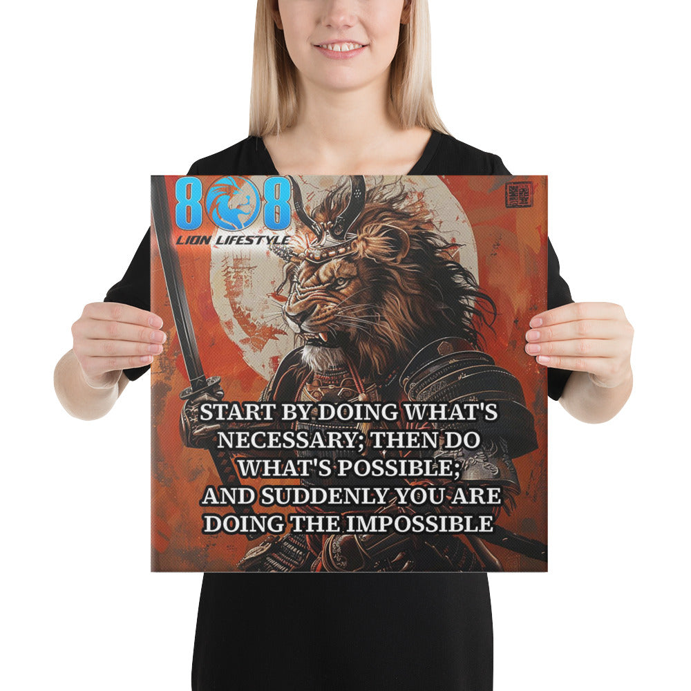 Unlock your full potential with the Doing the Impossible Canvas, a bold reminder that greatness starts with small steps. The Achieve the Impossible Motivational Canvas Wall Art fuels ambition, while the From Possible to Impossible Inspirational Quote Canvas Print inspires progress. Build grit with Perseverance and Determination Motivational Canvas Decor and rise higher through the Overcoming Limits Inspirational Canvas Wall Art. Add to Cart today!