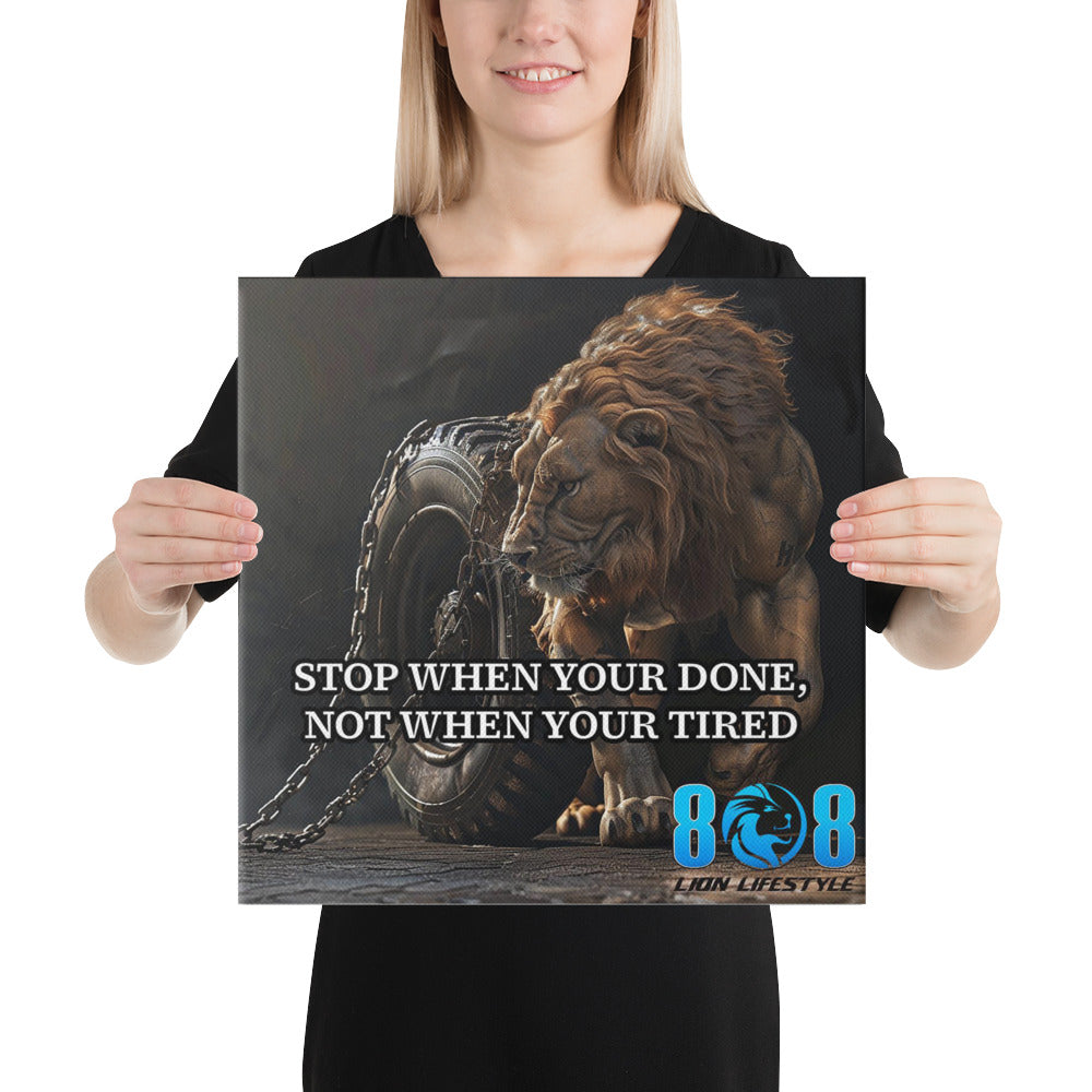 Stay motivated with the Stop When Done Canvas, a daily reminder to push past limits. The Finish Strong Motivational Canvas Wall Art keeps your drive alive, while the Don’t Quit Inspirational Quote Canvas Print fuels perseverance. Power forward with the Push Through Tiredness Motivational Canvas Decor and stay focused through the Keep Going Until Success Inspirational Canvas Wall Art. Elevate your grind—Add to Cart today!